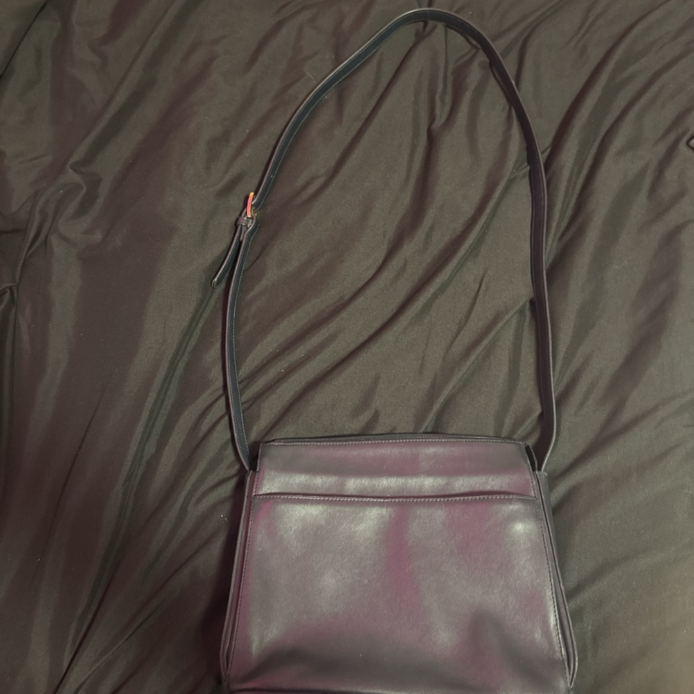 Giani Bernini Dark Leather Shoulder Bag